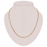 Italian 14k Yellow Gold Solid Diamond Cut Franco Chain Necklace 3.3mm 20" 28.7g - 20" 28.7 grams