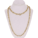 10k Yellow Gold Solid Handmade Fashion Link Necklace 20" 6.5mm 50.2 grams - 20" 50.2 grams