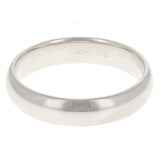 14k White Gold Comfort Fit Plain Wedding Band Ring 4mm Size 6 - White,4mm Ring Size 6