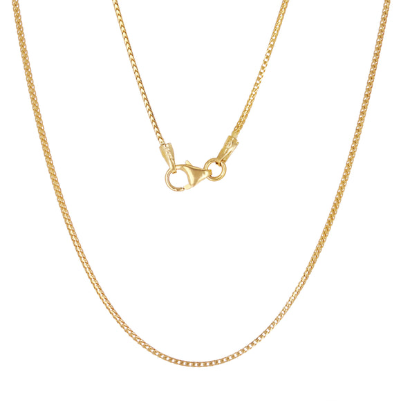 14k Yellow Gold Franco Chain Necklace 20