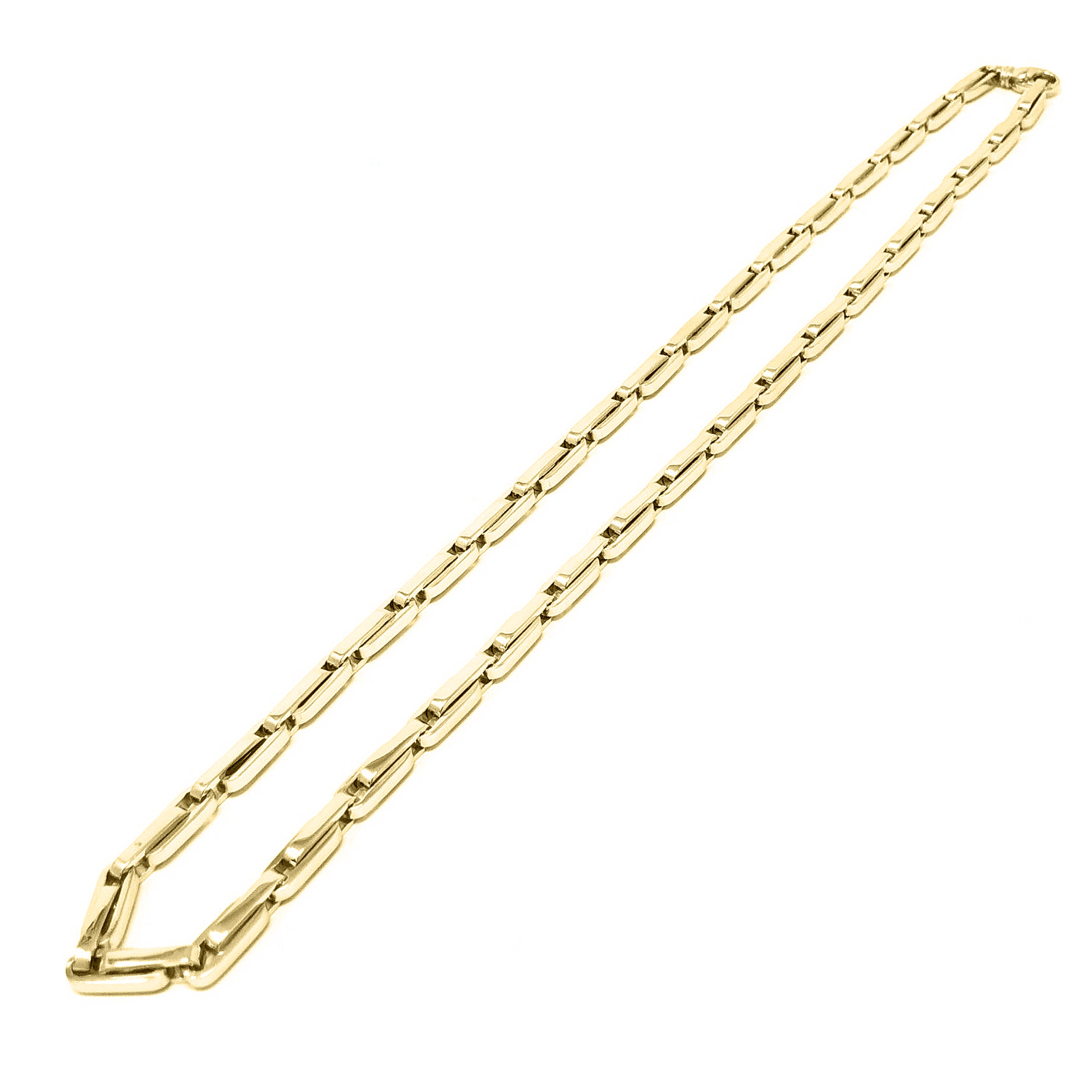10k Yellow Gold Solid Handmade Fashion Link Chain Necklace 20" 5mm 70.9 grams - Yellow,20" 70.9 grams