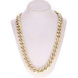 Men's 10k Yellow Gold Solid Miami Cuban Link Chain Necklace 26" 12.5mm 259.9gram - 26" 259.9 grams