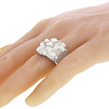 925 Sterling Silver Solid Nugget Style Ring Size 9 - Ring Size 9