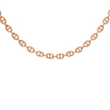 10k Yellow Gold Solid Handmade Fashion Link Necklace 22" 6.1mm 60.2 grams - 22" 60.2 grams