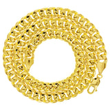 Italian 14k Yellow Gold Hollow Miami Cuban Chain Necklace 20" 8.7mm 40.6 grams - 20" 40.6 grams