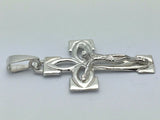 925 Sterling Silver Christian Jesus Christ Catholic Crucifix Cross Pendant