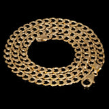 Italian 14k Yellow Gold Cuban Necklace 4.5mm 18" - 26"