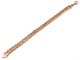 14k Rose Gold Miami Cuban Chain Bracelet 8.75" 9.7mm 54.8 grams