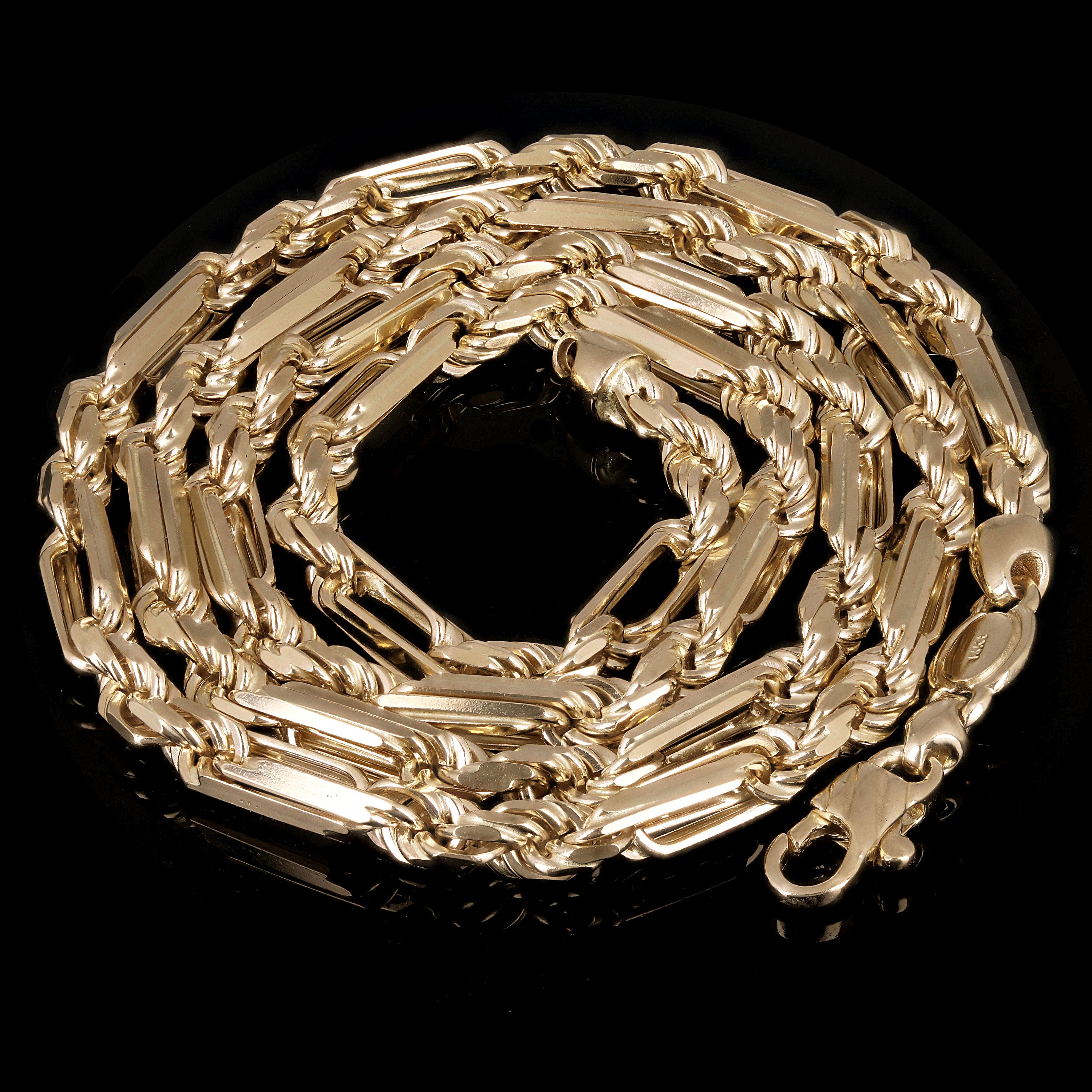Italian 14k Yellow Gold Solid Milano Rope Chain Necklace 20" 4mm 30.3 grams - 20" 30.3 grams