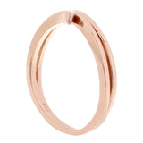 14k Rose Gold Stackable Bypass Ring 2.4 grams Size 6 - Rose