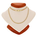Italian 14k Yellow Gold Solid Miami Cuban Chain Necklace 3 mm 16" - 28"