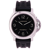 Panerai Men's Luminor Base Manual Wind Black Rubber Strap