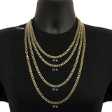 Italian 14k Yellow Gold Solid Curb Link Chain Necklace 5.8mm 20" 17.6 grams - 20" 17.6 grams