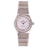Omega Ladies Constellation Stainless Steel And Diamonds Quartz