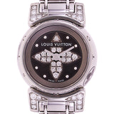 Louis Vuitton Ladies Tambour Bijou Stainless Steel and Factory Diamonds Quartz