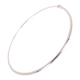 Women's Italian 14k White Gold Omega Necklace Choker 18" 5mm 34.3 grams - 34.3 grams