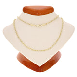 14k Yellow Gold Solid Diamond Cut Rope Chain Necklace 16"-30" 1.5mm to 12mm - 16"