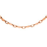 10k Rose Gold Solid Handmade Fashion Link Chain Bracelet 8.5" 4.4mm 11.3 grams - Rose,8.5"