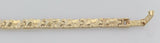 14k Yellow Gold Nugget Bracelet Adjustable 8.5" 5.5mm 14 grams - 8.5"