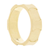 Men's 14k Yellow Gold Barrel Ring Band Size 8 - 5.8mm 6.6 grams