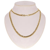 Men's 10k Yellow Gold Miami Cuban Link Necklace 20" 8mm 71.8 grams - Yellow,20" 71.8 grams