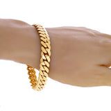 14k Yellow Gold Solid Miami Cuban Chain Bracelet 8.5" 10mm 68.3 grams