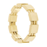 Men's 14k Yellow Gold Barrel Ring Band Size 8 - 4.8mm 6.1 grams