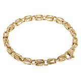 10k Yellow Gold Solid Turkish Style Link Bracelet 7" 5 mm 14 grams - 7" 14 grams