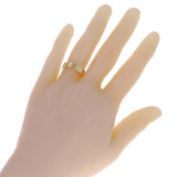 14k Yellow Gold Cutout Cross Ring Band Size 6.5 - 5mm 4.8 grams