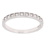 14k Yellow White or Rose Gold Diamond Wedding Band Ring Size 6