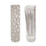 Men's 10k White Gold Solid Nugget Money Clip Money Holder 1.8" 11.5 grams - White