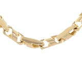 14k Yellow Gold Handmade Fashion Link Necklace 23" 5.5mm 66.3 grams - Yellow,23"