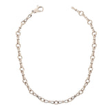 10k White Gold Handmade Bow Fashion Link Chain Necklace 20" 3.5mm 19.5 grams - White,20" 19.5 grams