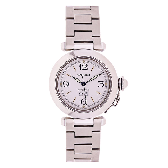 Cartier Unisex Pasha C Big Date Stainless Steel Automatic