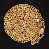 Italian 14k Yellow Gold Solid Anchor Cable Link Chain Necklace 18" 1.8mm 5.6 grams - 18" 5.6 grams