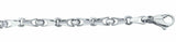 10k White Gold Handmade Fashion Link Bracelet 7.75" 5mm 12.5 grams