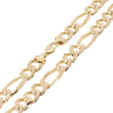 Men's 14k Yellow Gold Figaro Chain Necklace Heavy Solid Gold 20" 14mm 140 grams - 20"