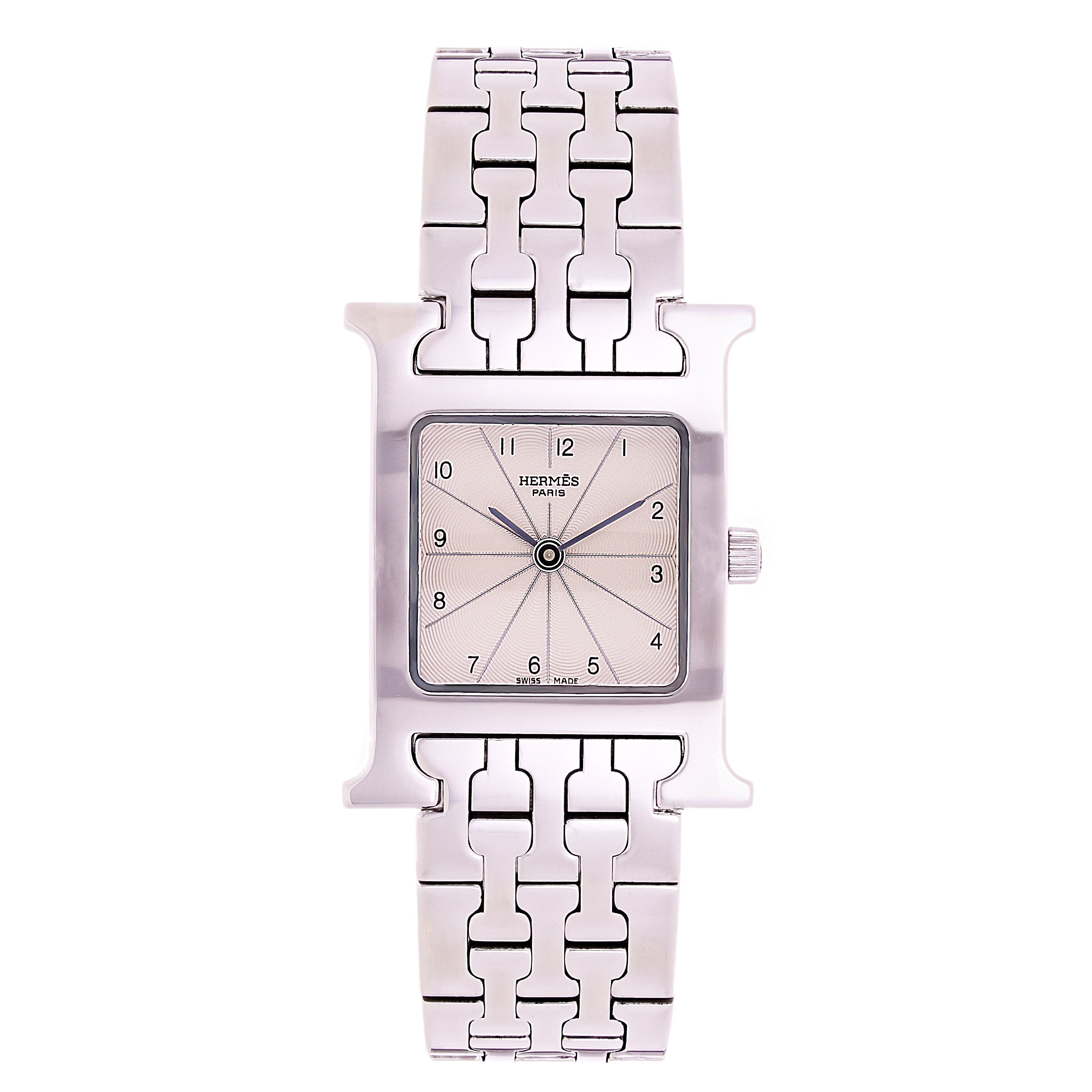 Hermes Ladies H Watch Stainless Steel Quartz
