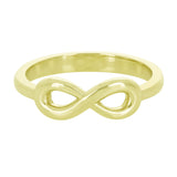 14k Yellow Gold Infinity Ring Size 7 - Yellow