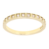 14k Yellow White or Rose Gold Diamond Wedding Band Ring Size 6