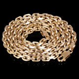 Men's Italian 14k Yellow Gold Solid Heavy Link Chain Necklace 22" 4.3mm 42 grams - 4.3mm 22"
