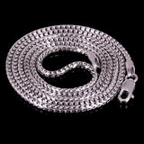 Italian 14k White Gold Solid Diamond Cut Franco Chain Necklace 24" 1.6mm 8.5gram - White,24" 1.6mm 8.5 grams