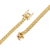14k Yellow Gold Cuban Bracelet 8.5" 6.5mm 28.4grams
