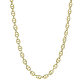 14k Yellow Gold Solid Gucci Mariner Link Chain Necklace 30" 7.5mm 95 grams - Yellow,30"