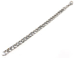 14k White Gold Miami Cuban Chain Bracelet 7.75" 8.3mm 29.5 grams