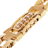 Men's 14k Yellow Gold 1.00ctw Diamond Watch Link Bracelet 9.5" 9.8mm 43.8 grams - Yellow 9.5" 9.8mm  1ctw  43.8grams