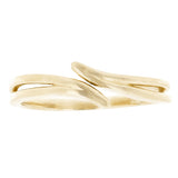 14k Yellow Gold Stackable Bypass Ring 2.4 grams Size 6 - Yellow