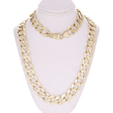 Men's 14k Solid Yellow Gold Flat Cuban Necklace Chain 20" 12.5mm 100 grams - Yellow,20"