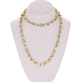 10k Yellow Gold Solid Handmade Link Chain Necklace 20" 5mm 44.5 grams - Yellow,20" 44.5 grams
