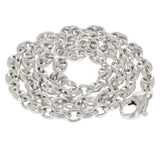 10k White Gold Solid Gucci Mariner Link Chain Necklace 20" 4.9mm 27.6 grams - 20"